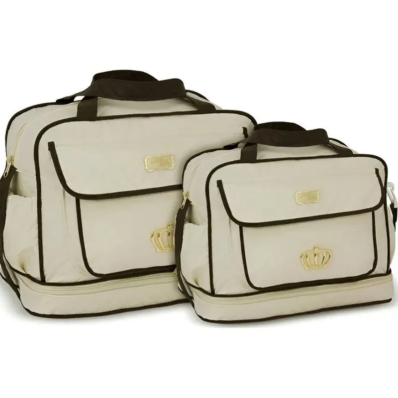 Kit Bolsa Maternidade Djon Mais Barato Menina Meni Bege