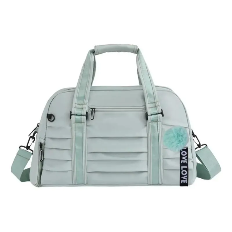 Bolsa Academia Mala Mão Viagem Transversal Bolsa Verde Clar