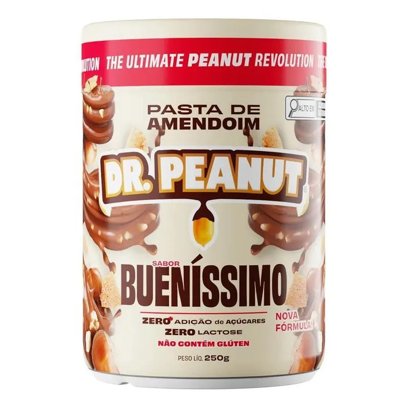 10x Pasta De Amendoim Com Whey Protein Dr. Peanut 250g - Bu