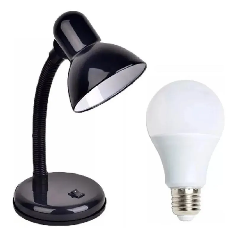 3x Luminária Mesa Lâmpada Led Abajur 35cm Quarto Bancada Biv