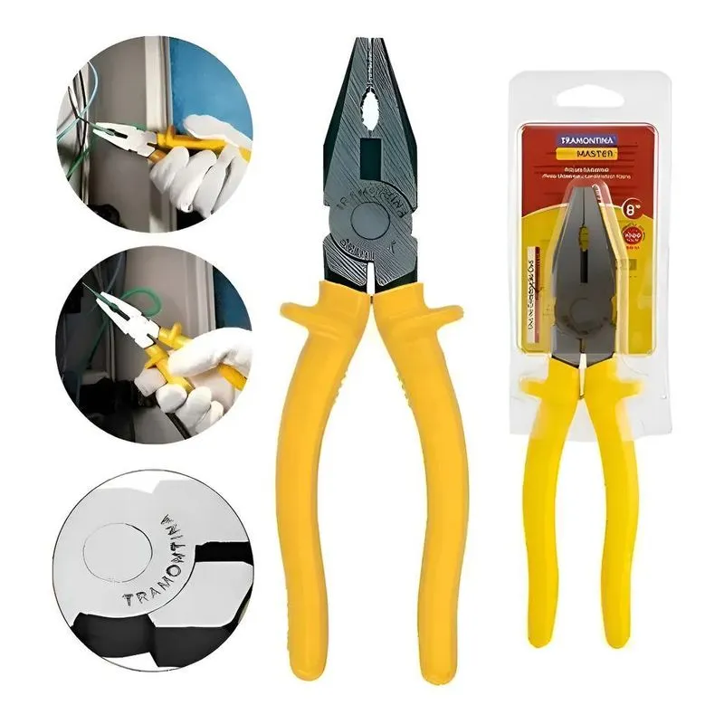 Tramontina 1001108 Alicate Universal 8 1000v Color Amarelo