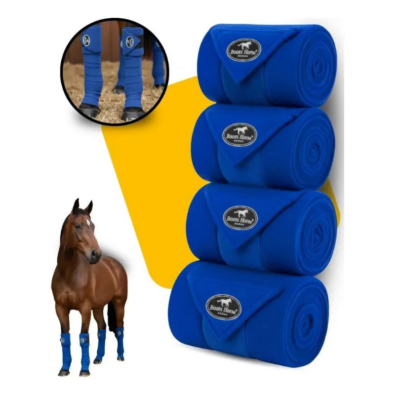 Liga De Descanso Trabalho De Cavalo Com Stretch Bo Azul Roya