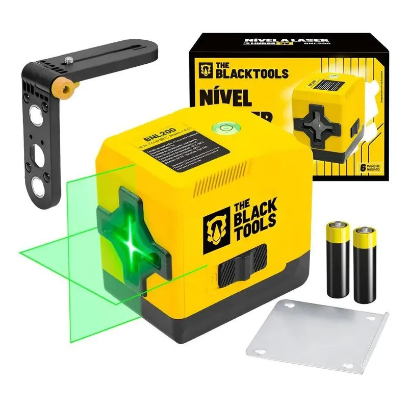 Nível A Laser Verde Esquadro Prumo Profissional 20 Metros 2