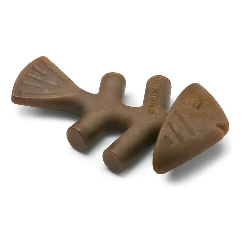Mordedor Para Cães Benebone Fishbone Salmão Grande