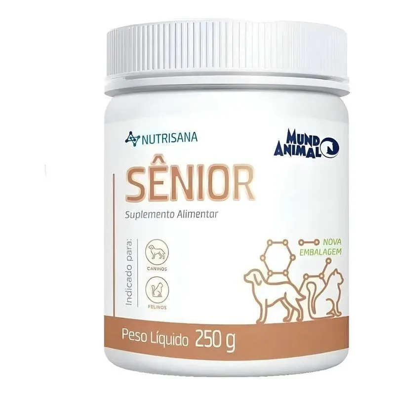 Nutrisana Sênior Suplemento Alimentar Cães E Gatos 250 G