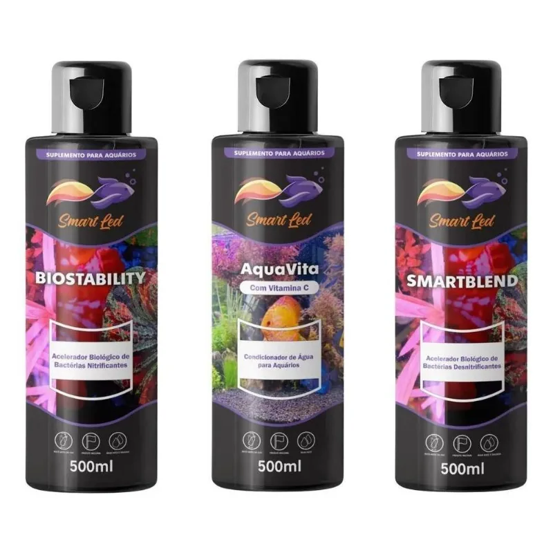 Smartled Acelerador Biológico 500ml Ciclar Aquário