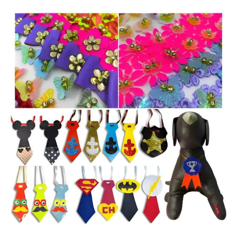 50 Gravatas Pet +100 Lacinhos Para Pet Shop Laço Pet