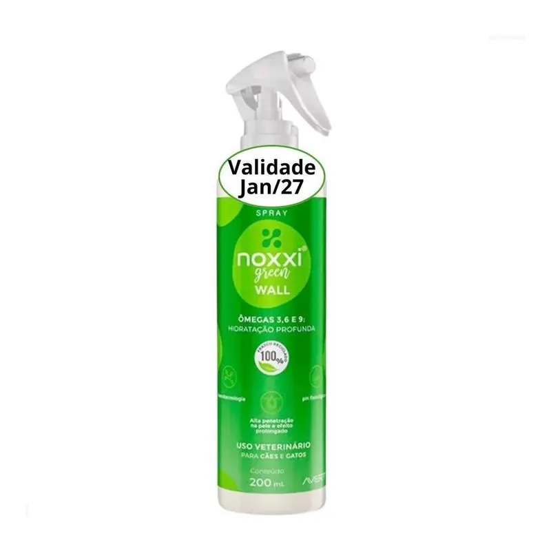 Noxxi Wall Spray 200ml Avert Hidratação Profunda Cães Gatos