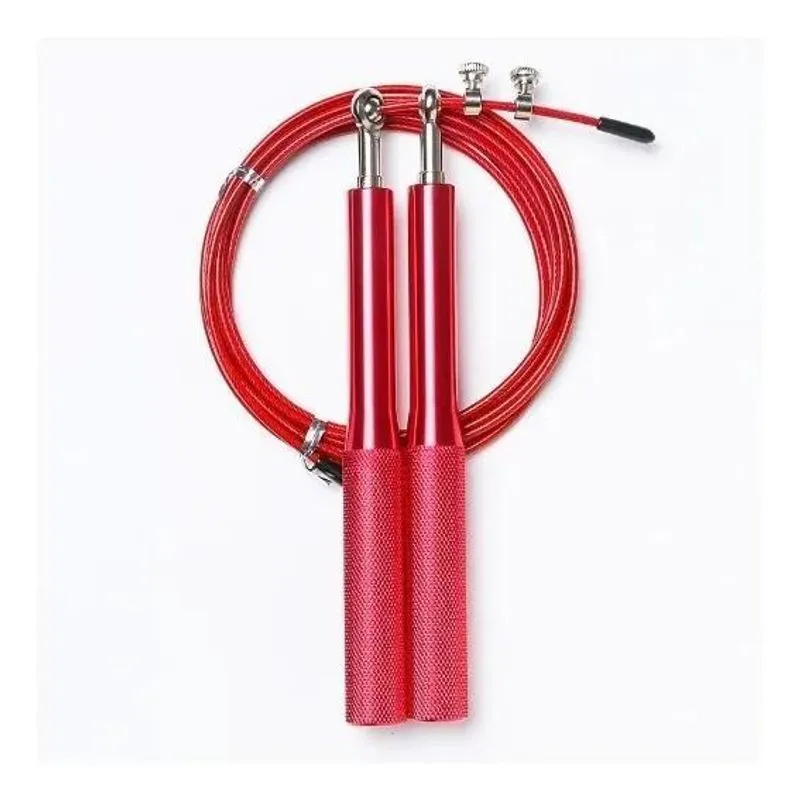 5x Corda Profissional Cross Speed Rope Aluminio 2 Rolamentos