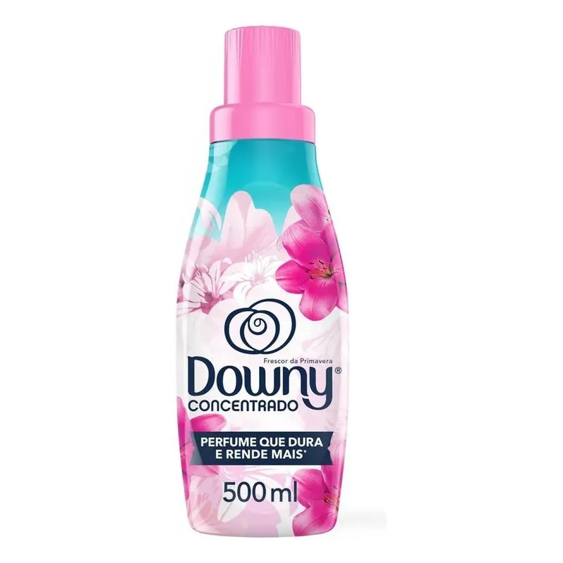 5x Amaciante Downy Frescor De Primavera 500ml Rende 2l