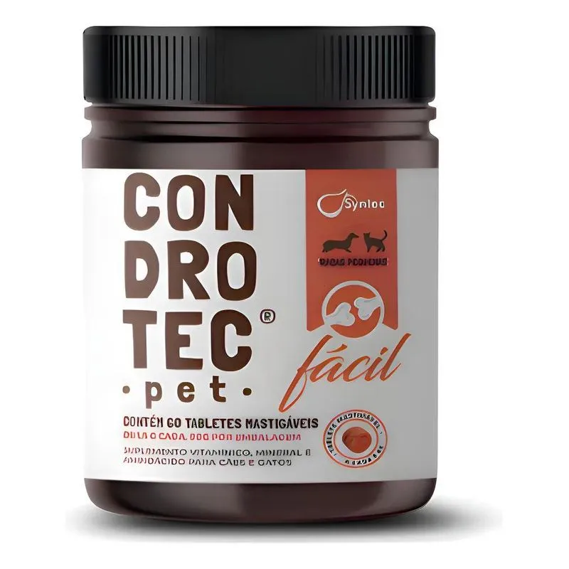 Suplemento Condrotec Pet Fácil Raças Pequenas 60 Tab Syntec