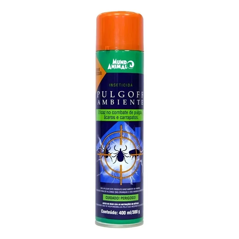 Antipulgas Mundo Animal Pulgoff Para Ambiente 400ml