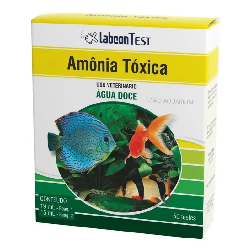 Alcon Labcon Test Amônia Tóxica Água Doce - 50 Testes