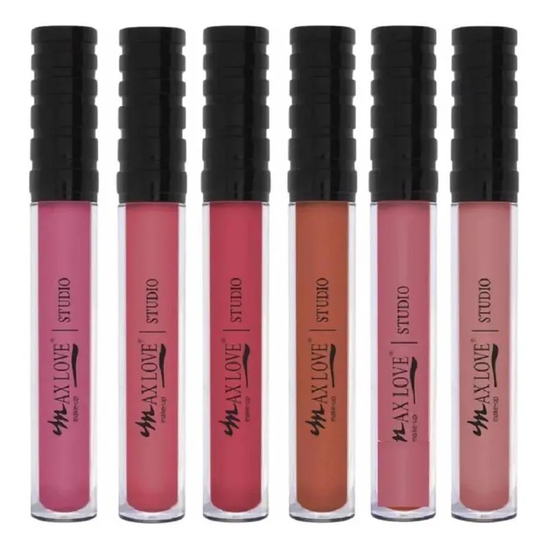 10x Kit Batom Nude Líquido Max Love 30 Horas 656 A
