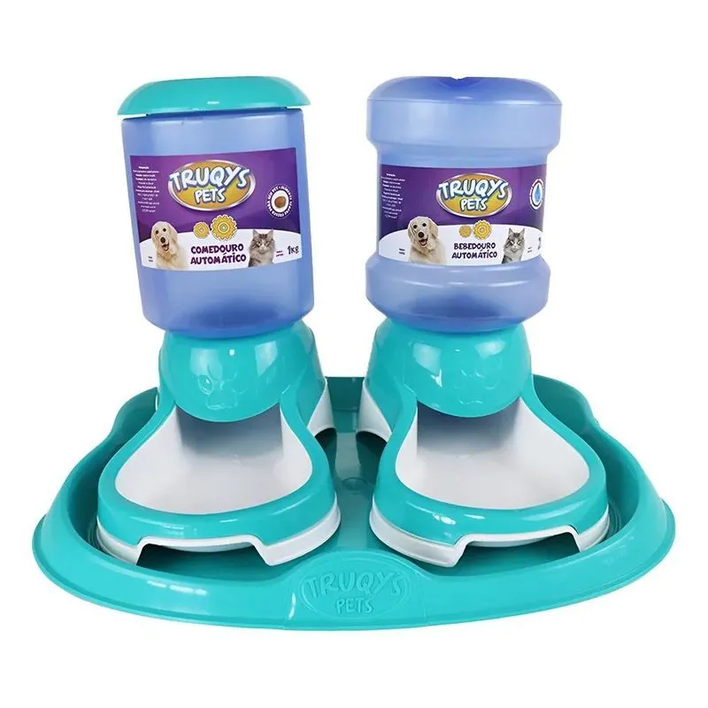 Bebedouro Gato Comedouro Automatico Para Cachorros Truq Tifa