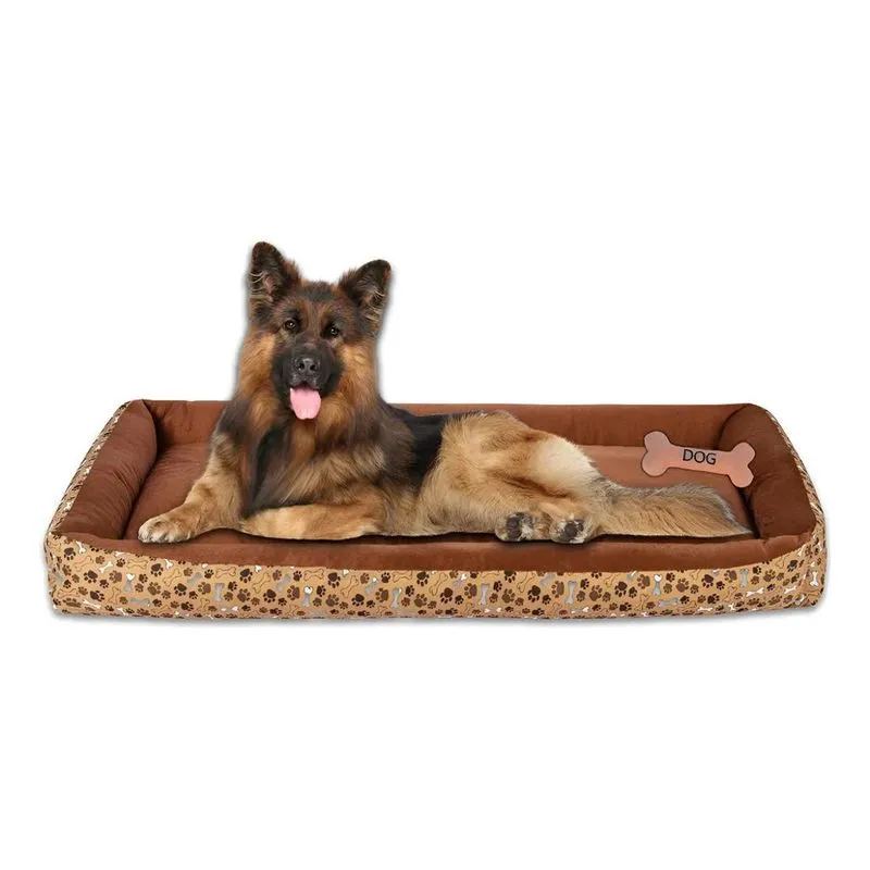 Cama Confortável Caminha Pet Xg Extra Grande 100% Alg Marrom