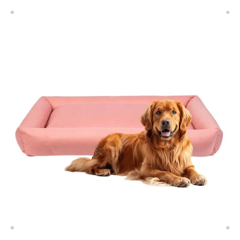 Cama Para Cachorro Grande Colchão Com Base Impermeável Ta Ro