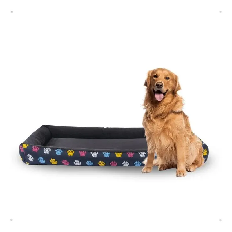 Cama Colchão Para Pet Porte Grande Acon Triângulo Vermelho X