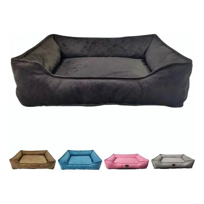 Caminha Macia Pet 60x50 Suede Retangular Enchimento De F Pre