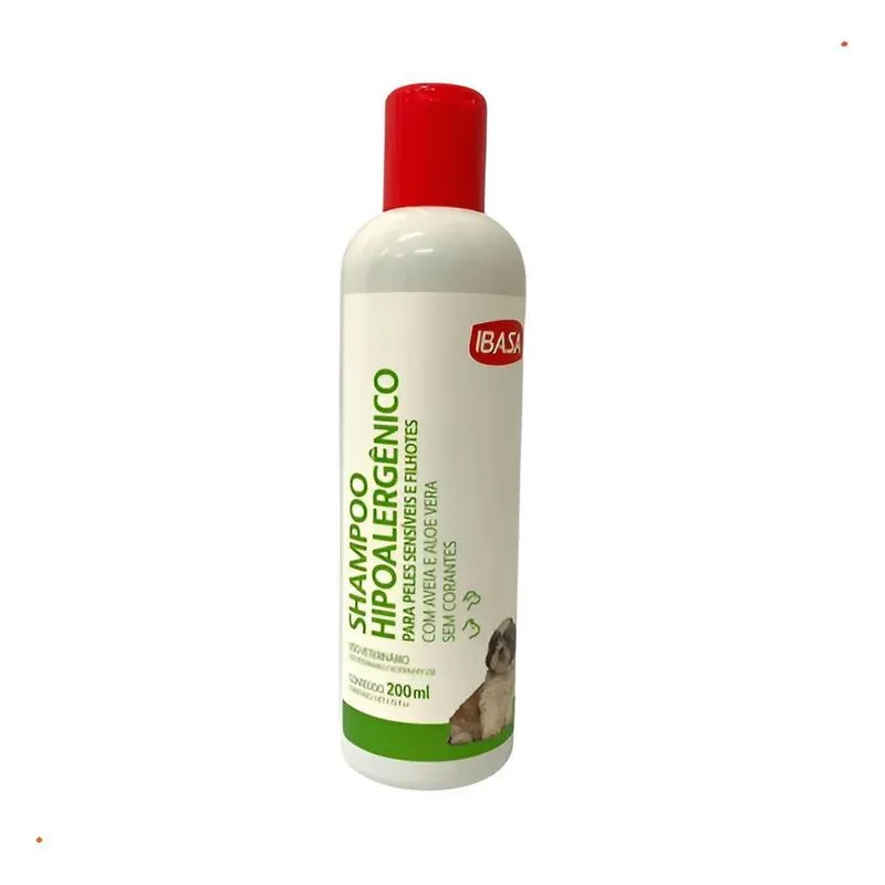 Shampoo Hipoalergênico Para Cães E Gatos Ibasa 200ml