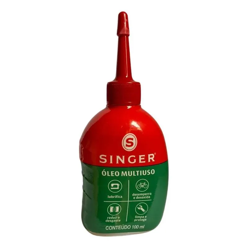 5x Óleo Singer Multiuso Para Máquina De Costura - 100ml