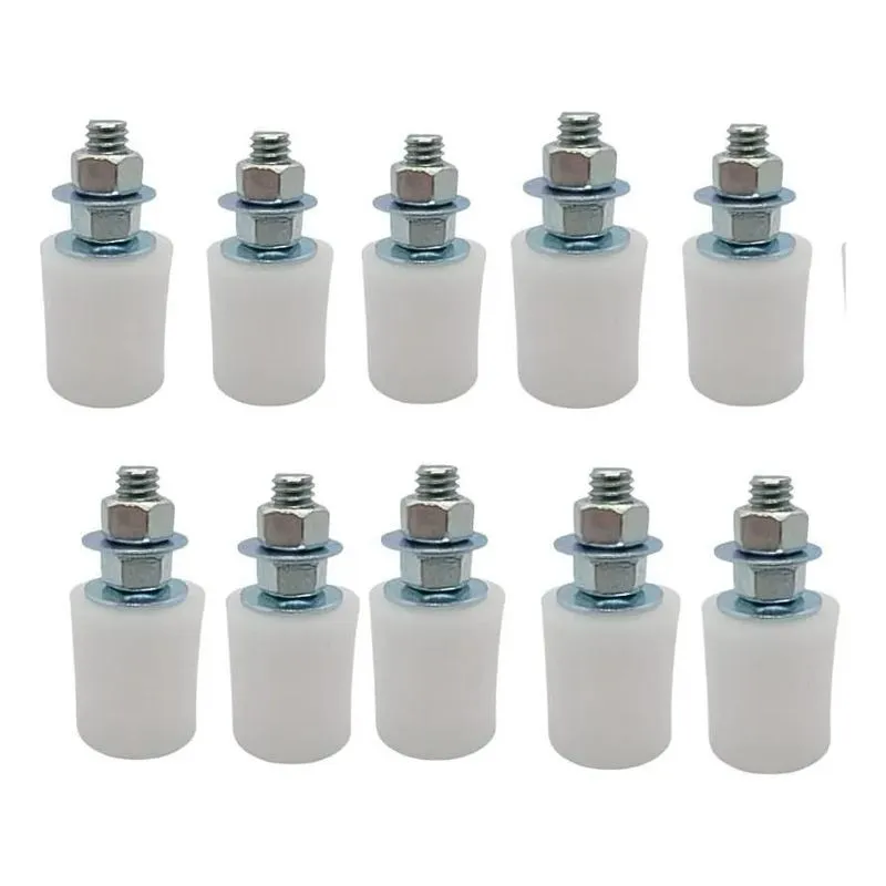 5x Guia Rolete 30 X 35 Para Portao De Correr (10 Pçs)