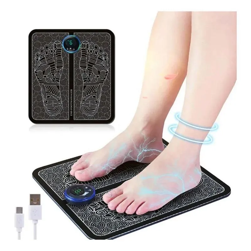 10x Massageador Pés Pulso Eletrico Ems Portátil Pernas Vari