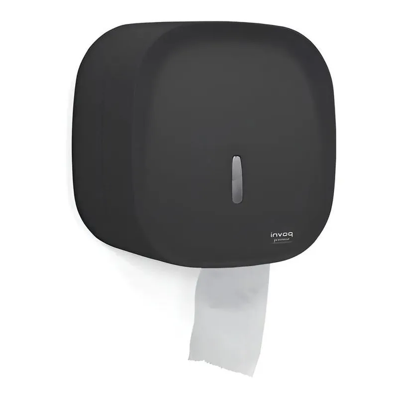 Dispenser Rolão Parede Banheiro Porta Papel Higiênico Preto