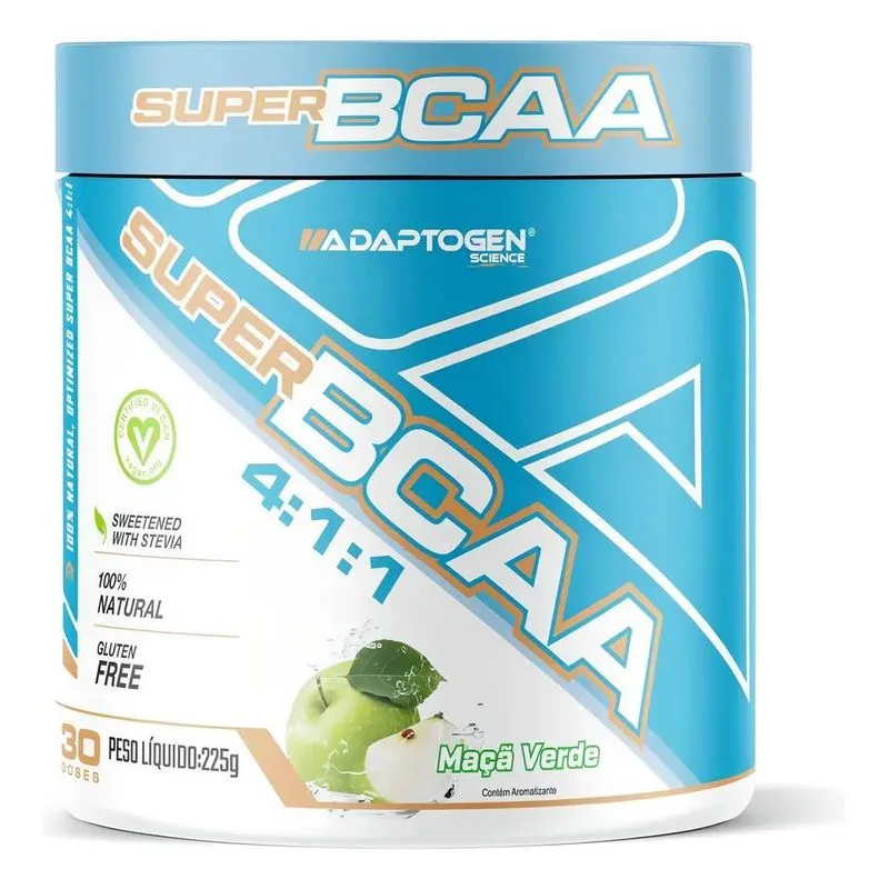 Suplemento Super 4:1:1 Adaptogen Science Pote 225g Sabor Maç