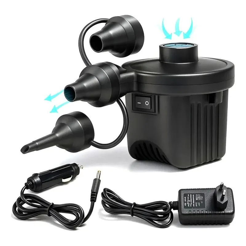 Bomba De Ar Elétrica Lorben Fy-268 60W Portátil Com Fonte Bi