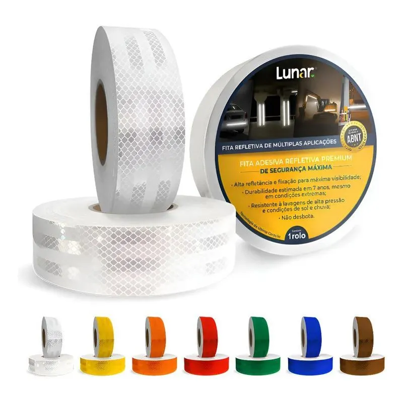 Fita Faixa Luminosa Refletiva Automotiva Decorativa 5cm X 10