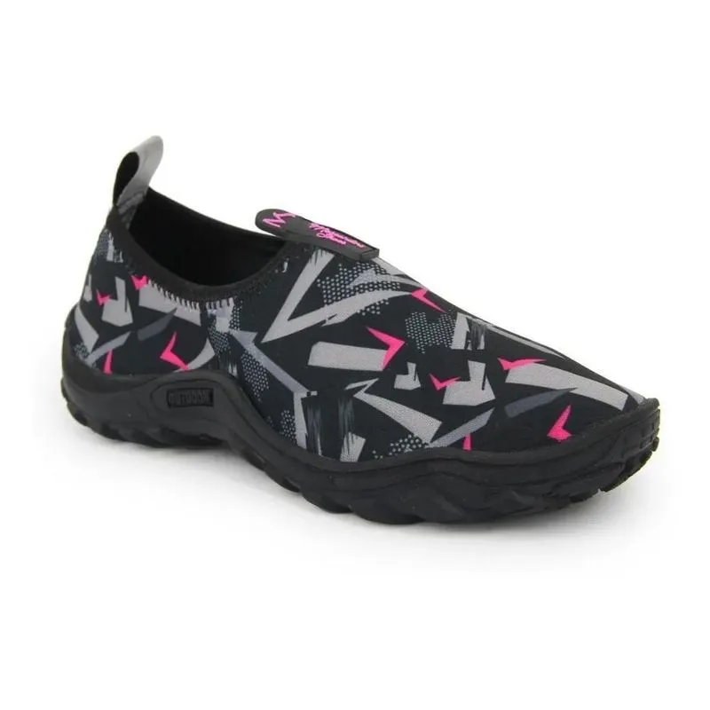 Sapatilha Aquatica Neoprene Secarapido Sol Cinza/rosa 37 Br