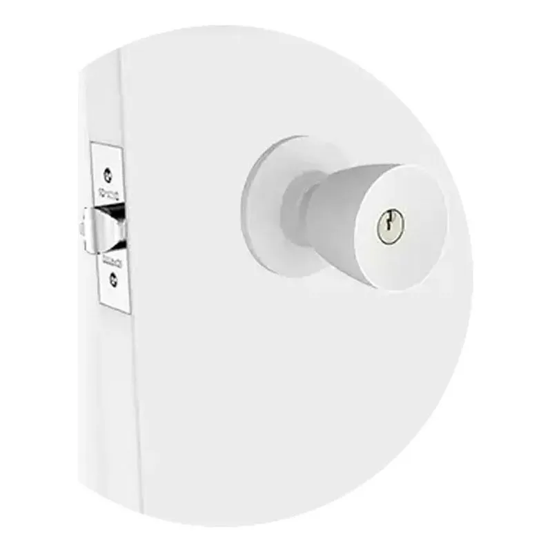 10x Fechadura Cilindrica Porta Divisória Soprano 90mm Branc