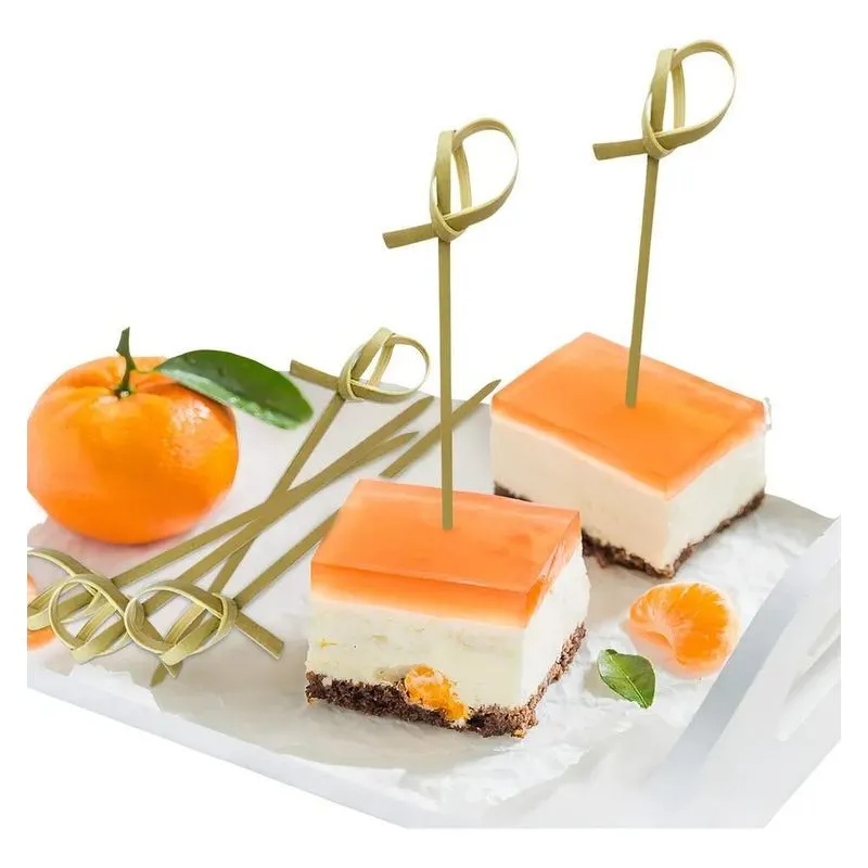 Espeto Bambu Aperitivo Decorativo Festas Nó 15cm Com 1250uni