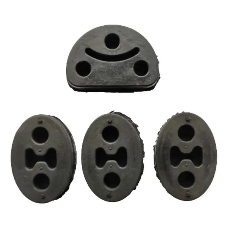 3x Borracha Coxim Escapamento Fiat Palio Kit 4 Unidades