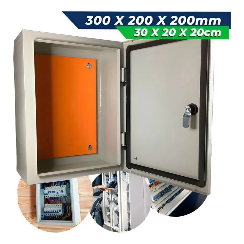 Painel Eletrico Hermetico 300x200x200mm Caixa Quadro Comando