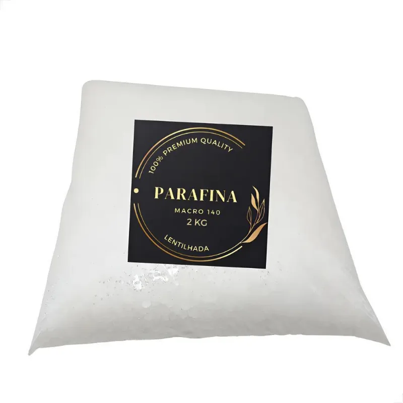 2 Kg - Parafina Vela 100% Pura Granulada Macro 140 Bahia
