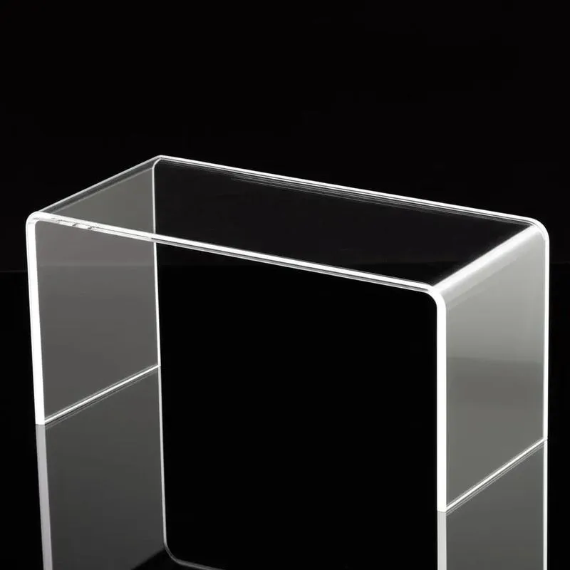 Prateleira Cubo Nicho Acrílico Vitrine 30x15x15cm Cor Transp