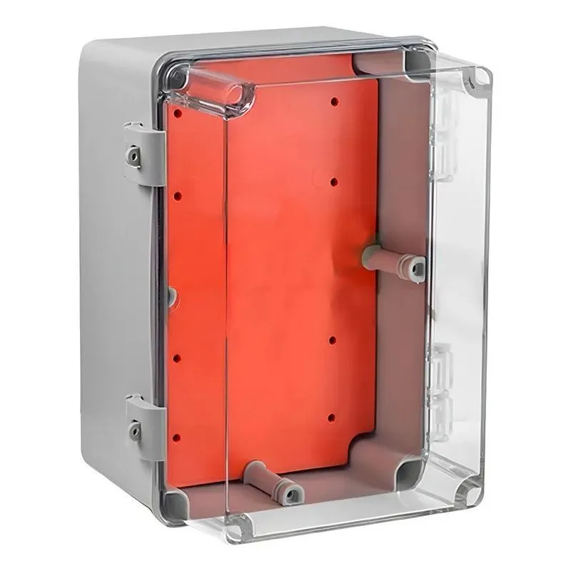 Caixa Rohdbox 300x200x200mm Cinza Transparente Rohdina