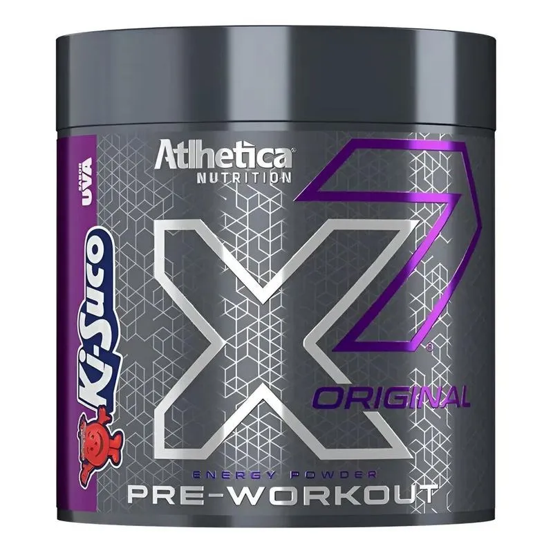 X7 Pré Treino 300g - A Fórmula Mais Completa - Atlheti Uva