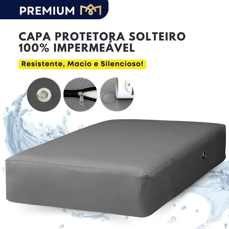 Protetor Colchão Impermeável Capa Solteiro Antiácaro Anti Mo