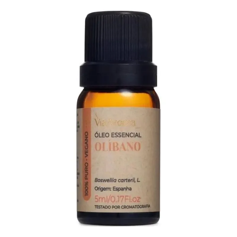 3x Oleo Essencial Olíbano Aromaterapia 100% Puro 5ml - Via A
