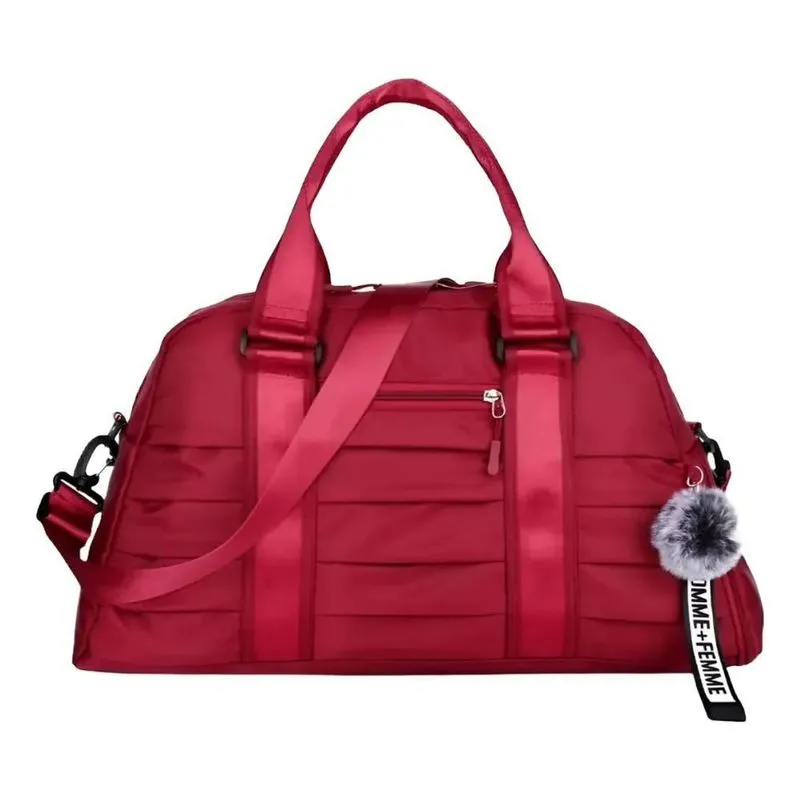 Bolsa Academia Mala Mão Viagem Transversal Blo Bolsa Vermelh