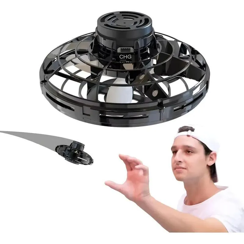 Bola Spinner Voador Led Drone Ufo Brinquedo Fly Di Vermelho