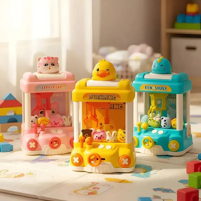Mini Maquina De Pegar Bichinhos Brinquedo P/criança Gato Ro