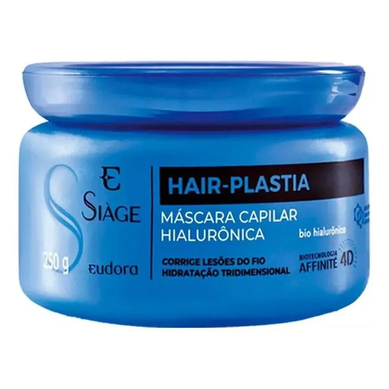 2x Siàge Mascara Capilar Hair Plastia Hialuronica Eudora 250