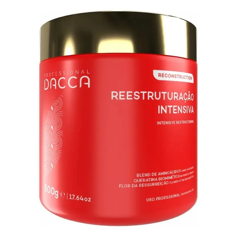 10x Reconstrução Intensiva Máscara Capilar Profissional Dac