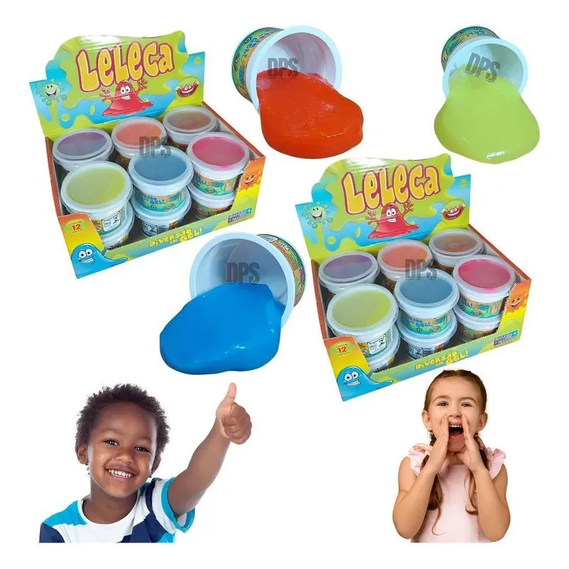 Kit 2 Cxs Brinquedo Geleca Massinha Divertida S Kit 24 Lelec