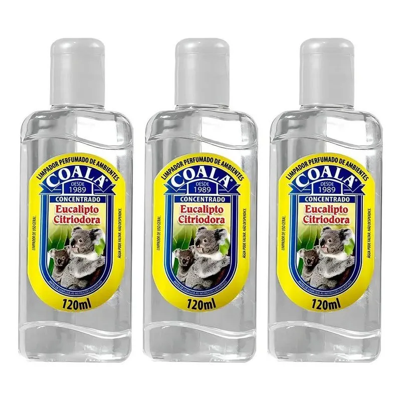 5x Kit 3 Limpador Concentrado Coala Eucalipto Citriodora 1