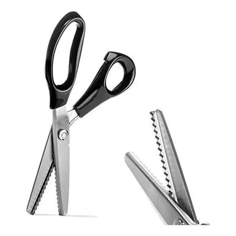 10x Tesoura De Picotar Corte Profissional Zig Zag - Artesan